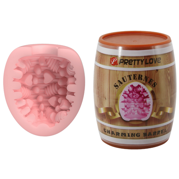 Pretty Love Charming Barrel Masturbator - Sauternes Realistic TPR Material