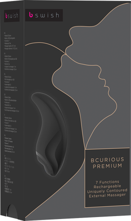 bSwish BCURIOUS Premium Line 7-Function Contoured Rechargeable Massager