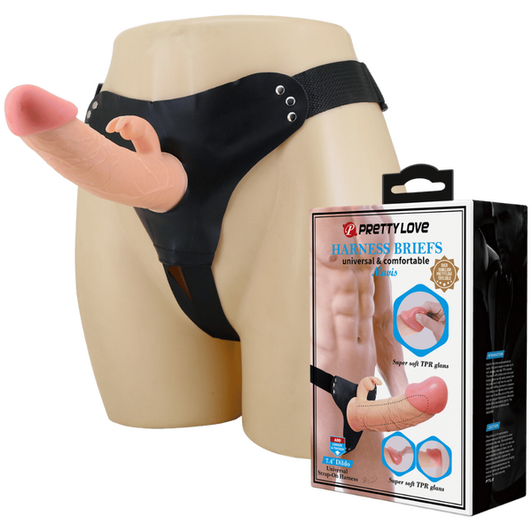 Pretty Love Universal Strap-On Harness - Mavis with 7.4" Dildo