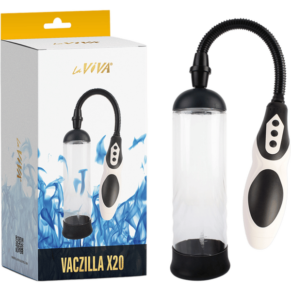 LaViva Vaczilla X20 Penis Pump 8 Intensities of Suction USB Rechargeable