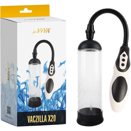 LaViva Vaczilla X20 Penis Pump 8 Intensities of Suction USB Rechargeable