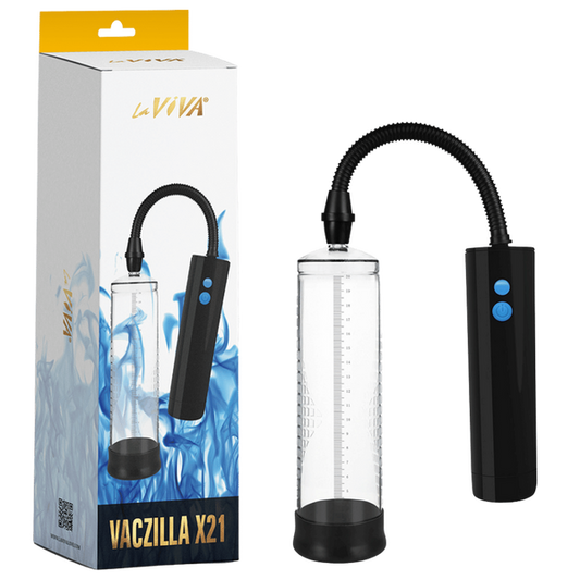 LaViva Vaczilla X21 Rechargeable Cylinder Pump 3 Speed USB Rechargeable
