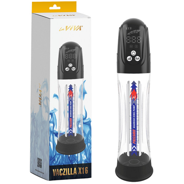 LaViva Vaczilla X16 Auto Cylinder Pump 4 Speed Rechargeable