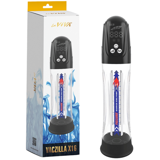 LaViva Vaczilla X16 Auto Cylinder Pump 4 Speed Rechargeable