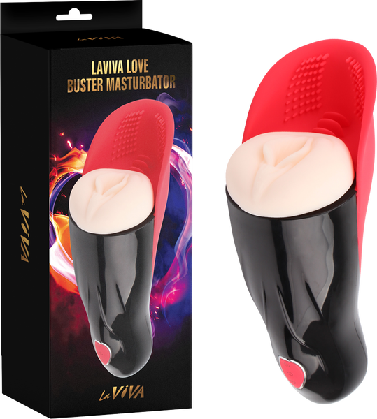 LaViva Love Buster Masturbator 5 Suction Patterns 10 Vibrating Modes Rechargeable