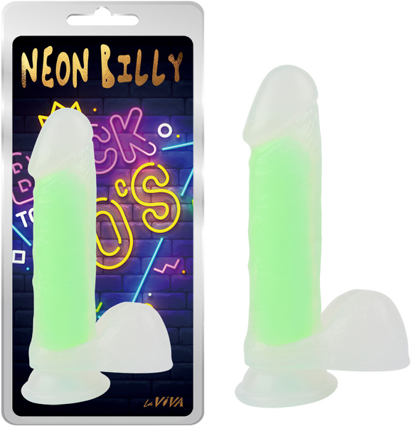 LaViva Neon Billy 7.6" Plus Free Clean Vibe
