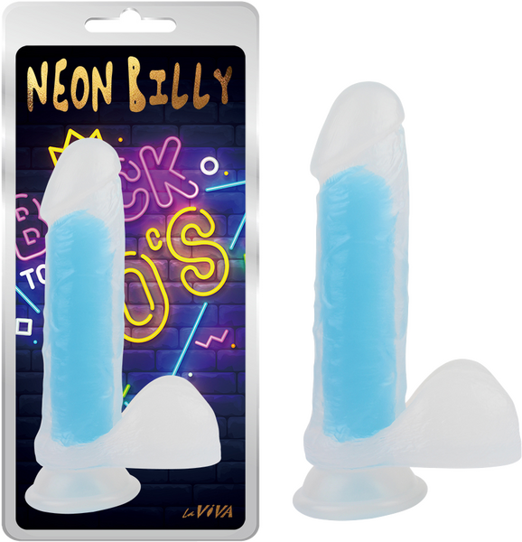 LaViva Neon Billy 7.6" Plus Free Clean Vibe