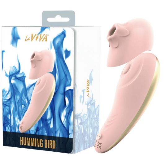 LaViva Hummingbird Tapping/Vibrating Sucking Cap Rechargeable