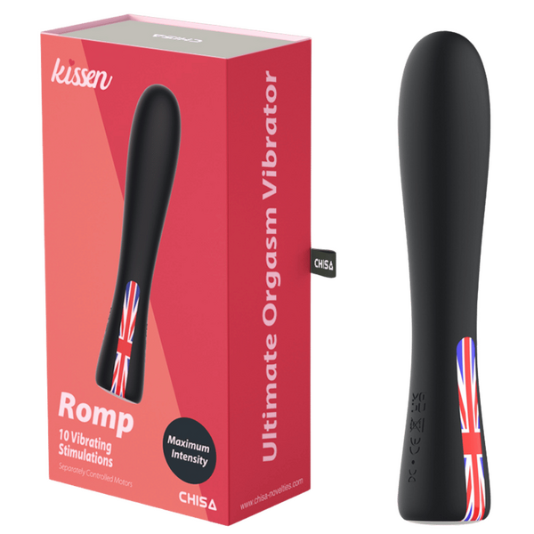 Chisa Romp Ultimate Orgasm Vibrator 10 Vibration Patterns Power Boost Rechargeable