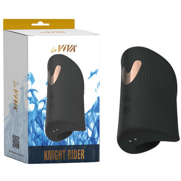 LaViva Knight Rider Sheath 5 Vibrating 5 Tapping Modes Rechargeable