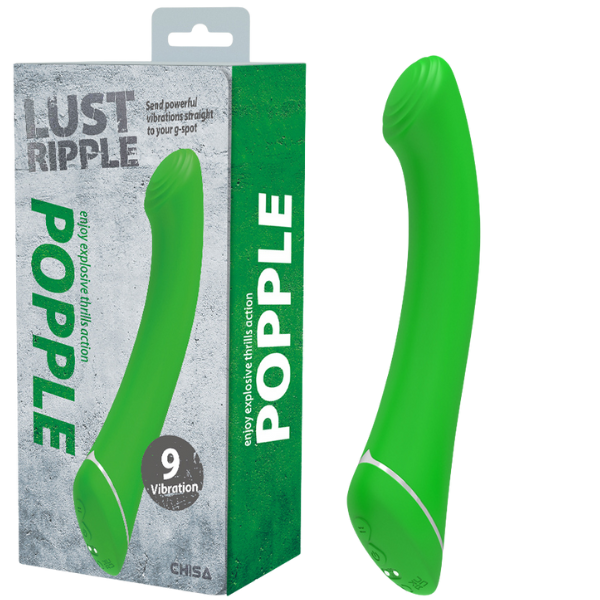 LaViva Lust Ripple Popple G-Spot Massager 9 Vibrating Modes Rechargeable