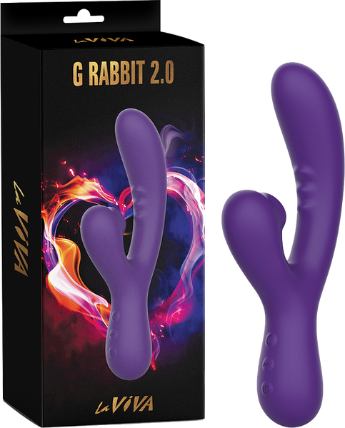 LaViva G-Rabbit 2.0 Rechargeable Vibrator 10 Suction 10 Vibration Modes