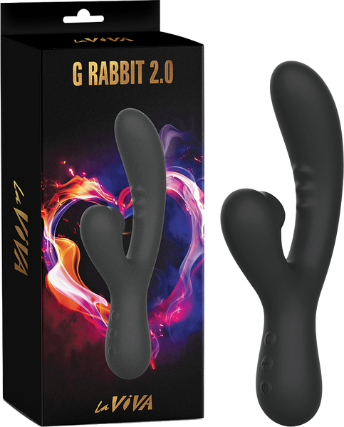 LaViva G-Rabbit 2.0 Rechargeable Vibrator 10 Suction 10 Vibration Modes