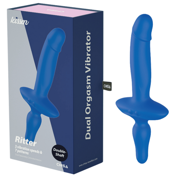 Chisa Ritter Dual Orgasm Vibrator 10 Pattern Double-Motor Waterproof Magnetic Charge