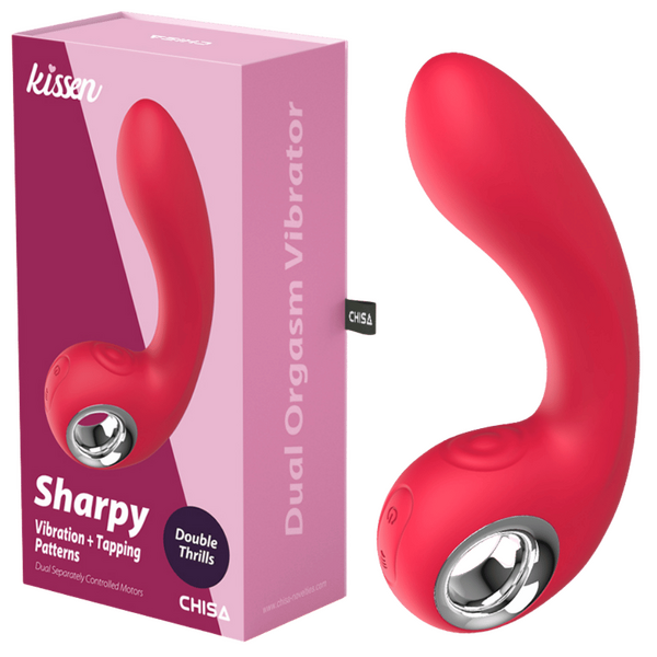 Chisa Sharpy G-Spot Vibrator 10 Vibration 10 Tapping Patterns Rechargeable