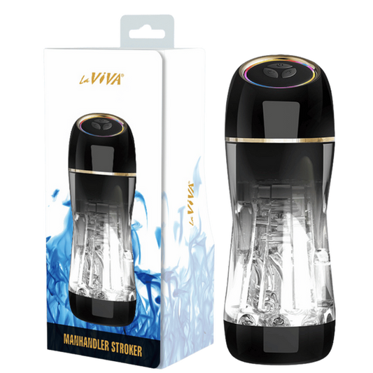 LaViva Manhandler Stroker 10 Vibration 10 Suction Plus Burst Modes Rechargeable