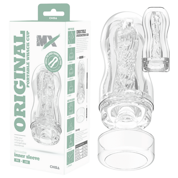Chisa Original Portable Whack Cup Super-Soft Sucking Phthalate-Free Latex Free