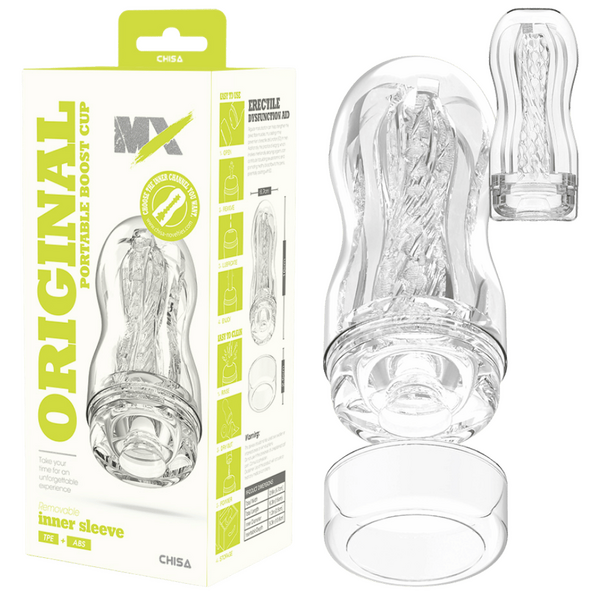 Chisa Original Portable Boost Cup Super-Soft Sucking Phthalate-Free Latex Free