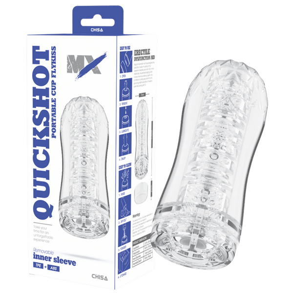 Chisa Quickshot Portable Cup Flykiss Super-Soft Sucking Phthalate-Free Latex Free