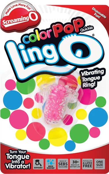 Screaming O - Ling O® ColorPop Quickie Tongue Vibrator