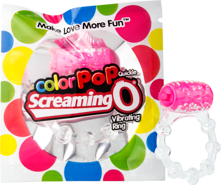 Screaming O Colorpop Quickie Vibrating Ring Powerful 13,5000 RPM Motor Disposable