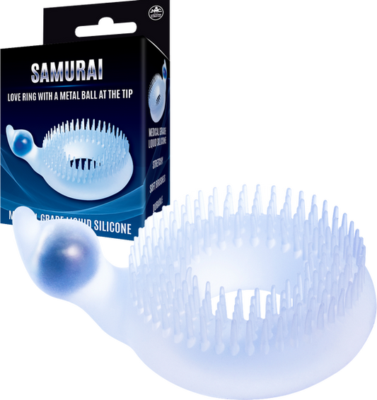 Excellent Power Samurai Love Ring Metal Ball Clit Stimulator