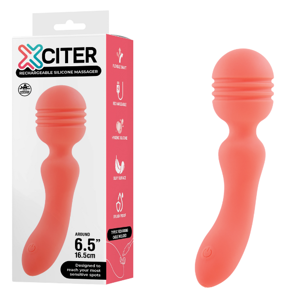 Excellent Power Exciter - Rechargeable Silicone Wand Massager