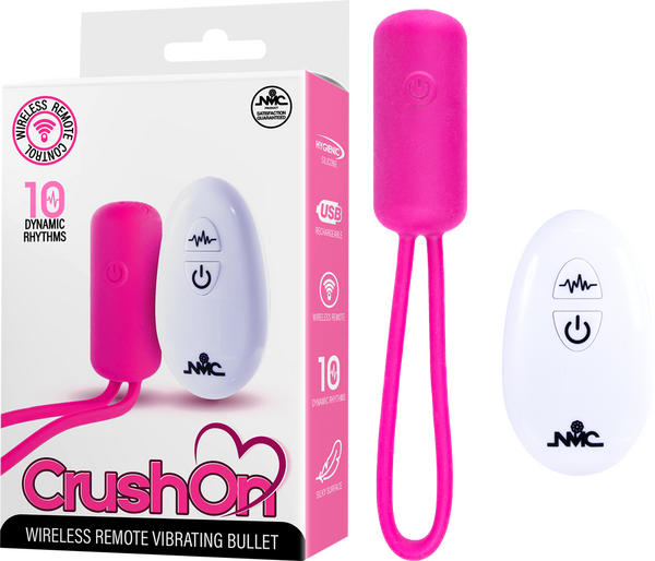 Excellent Power Vibrating Bullet 10 Dynamic rhythms Wireless Remote Rechargeable