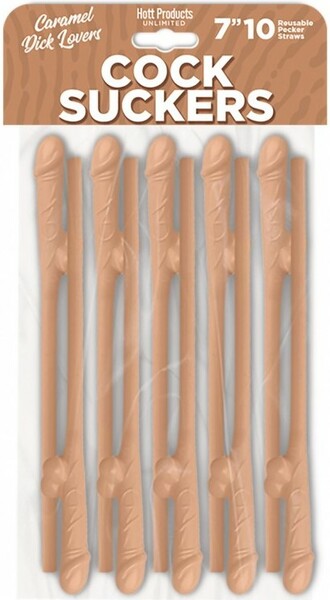 Hott Products Unlimited Cocksucker Reusable Straws 10 Pack