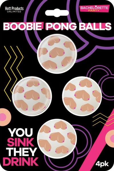 Hott Products Unlimited Boobie Beer Pong Balls