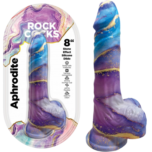 Hott Products Unlimited Rock Cocks Aphrodite 8" Dong