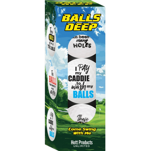 Hott Products Unlimited Balls Deep - Novelty Golf Balls