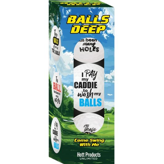 Hott Products Unlimited Balls Deep - Novelty Golf Balls