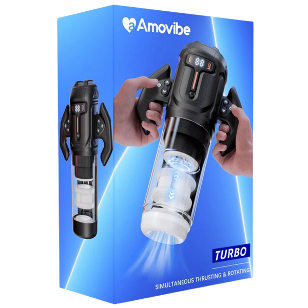 Amovibe Turbo - Thrusting Rotating Male Masturbator - See Description