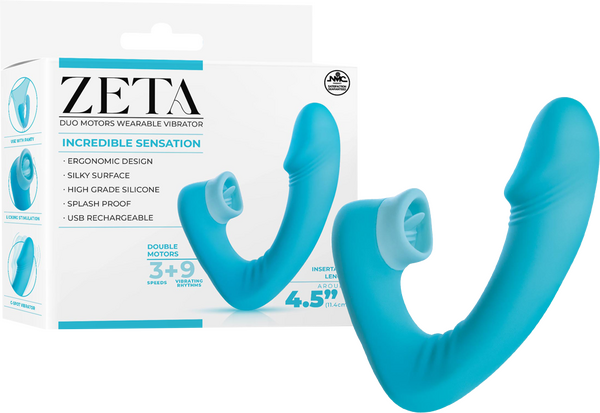 Excellent Power Zeta G-Spot Vibrator 9 Vibrating Rhythms Dual Motors Rechargeable