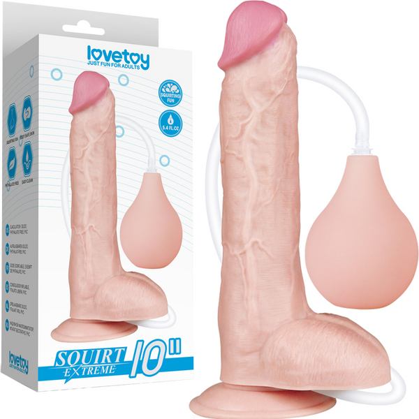 Lovetoy Squirt Extreme Dildo 10''