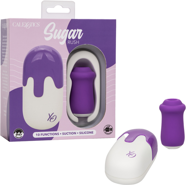 Sugar Rush 10 Intense Suction Vibration Pulsation & Escalation Functions Rechargeable