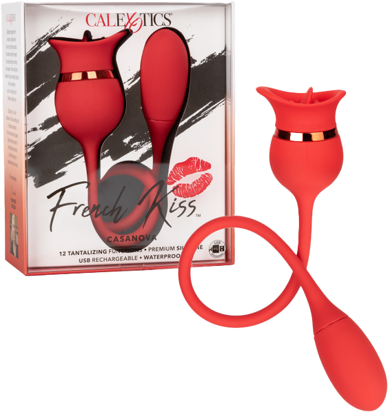 French Kiss™ Casanova 12-Function Dual Motor Flickering Vibrating Bullet Teaser