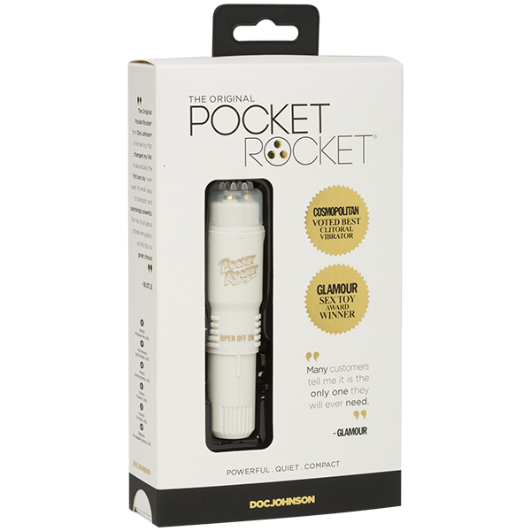 Doc Johnson Pocket Rocket - The Original Discreet Mini-Vibe Powerful Motor