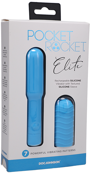 Doc Johnson's Rechargeable Pocket Rocket Elite Award-Winning Discreet Mini-Vibe