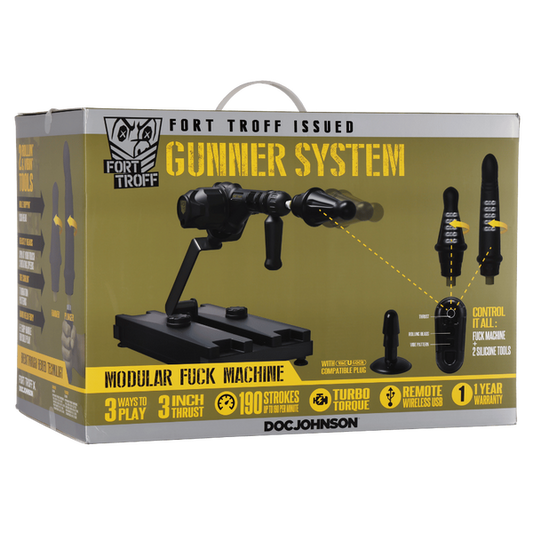 Doc Johnson Gunner System 3-In-1 Modular Fuck Machine - See Description