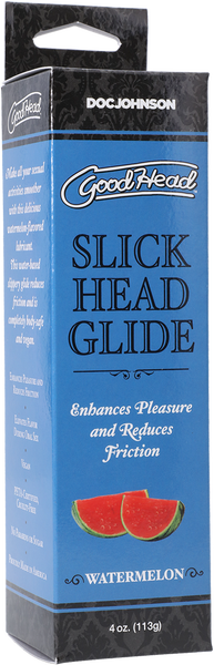 Doc Johnson Slick Head Glide - Strawberry - 4oz