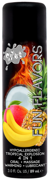 Wet Fun Flavours Warming Lubricants - 89ml
