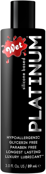 Wet Platinum High Grade Silicone Lubricant - 89ml, 178ml