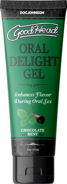 Doc Johnson Oral Delight Gel - Chocolate Mint - 4oz