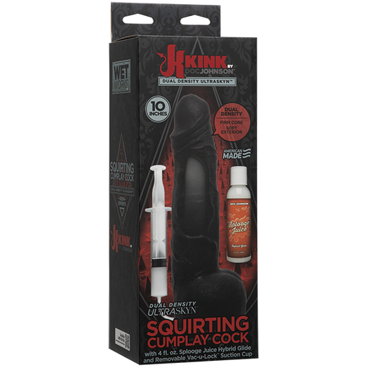 Doc Johnson Dual Density Ultraskyn Squirting Cumplay Cock 10"