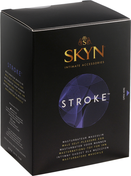 Lifestyles SKYN Stroke Male Solo Pleasure Toy Ribbed for Pleasure