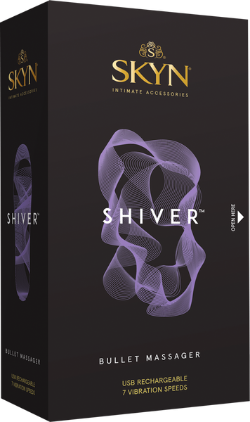 Lifestyles SKYN® Shiver Waterproof 7 Speeds 7 Vibration Modes Rechargeable
