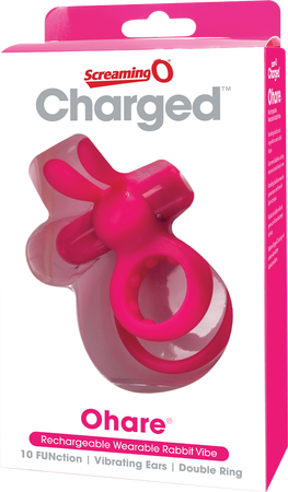 Screaming O O'hare Rabbit Targeted Clitoral Massage Cockring Rechargeable