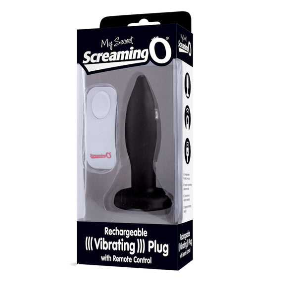 Screaming O Vibrating Plug With Remote 20 Functions Rechargeable
